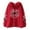 A-Red167, variant on XIAONU Retro Casual Streetwear Zip Up Hoodie For Women Stylish Print Sweatshirt With Hood Comfortable Daily Jacket