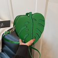 thumbnail image 7 of Slccxzc PU Leather Crossbody Bag Women Leaf Shaped Shoulder Bag Purse Elegant Mini Handbag Messenger Bag for Outdoor Travel, 7 of 7
