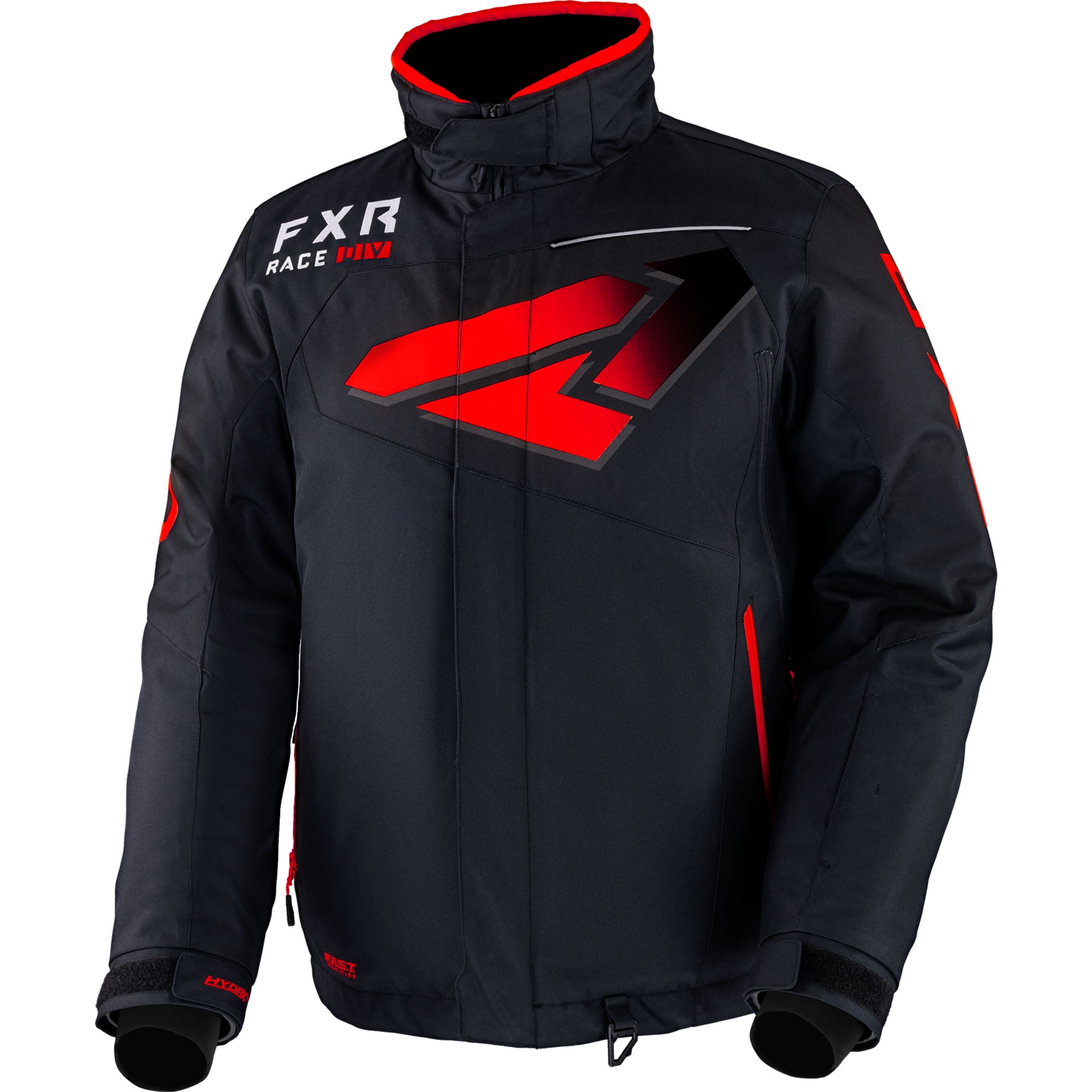 FXR Fuel Snowmobile Jacket Insulated Dry Vent Snowproof Warm Black Lava