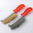 thumbnail image 4 of 2Pcs Barbecue Oven Grill BBQ Long Handle Steel Wire Cleaning Brush Cleaner Tool, 4 of 8