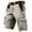 Khaki, variant on Kvture Men's Vintage Cargo Shorts Big & Tall Loose Work Pants Solid Color Multi-Pockets Streetwear Shorts Casual Outdoor Knee Length Shorts Wine XXXXXL