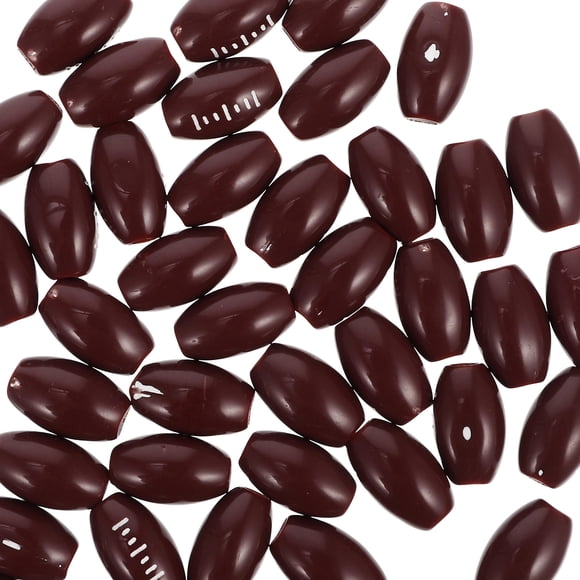 VERDANVERSE 150Pcs Soccer Beads Football Beads Acrylic American Football Shaped Diy Projects For Football Enthusiasts
