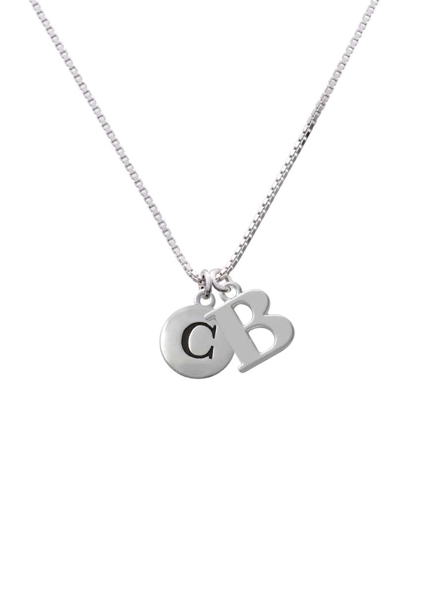 Details about  / .925 Sterling Silver Mini Small Initial Letter J Dainty Necklace