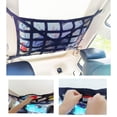thumbnail image 1 of pitrice Polyester Car Ceiling Cargo Net Rectangular Replacement Zipper Snack Water Bottle Storage Organizing Mesh Organizer 80x55cm, 1 of 9