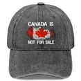 thumbnail image 2 of Canada Is Not For Hat Vintage Cotton Washed Baseball Caps Adjustable Dad Hat Crazy Funny Custom, 2 of 6