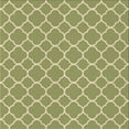thumbnail image 1 of Ahgly Company Indoor Square Patterned Ginger Brown Green Area Rugs, 7' Square, 1 of 6