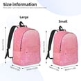 thumbnail image 4 of Balery Sparkly Glitter Vintage Canvas Backpack for Men and Women - Large Capacity, Durable Travel Laptop Bag for School, Work, Hiking, and Outdoor Activities, 4 of 7