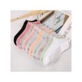 thumbnail image 5 of Topumt Women's Cotton Socks Invisible Low Cut Socks Candy Color Sports No-Slip Boat Socks, 5 of 5