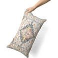 thumbnail image 3 of Set of 2 Boho Style Throw Pillow Cover Ethnic Design Pattern Short Plush Persian Carpet Tribal Pattern Throw Pillow Case Cushion Cover Home Office Decorative Square 12x20 inch, 3 of 6