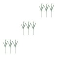 thumbnail image 2 of kurtrusly 3x Low Maintenance Artificial Flowers Enjoy Beautiful Decor Without Hassle green 3Set, 2 of 6