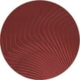 thumbnail image 1 of Ahgly Company Machine Washable Indoor Round Transitional Cranberry Red Area Rugs, 6' Round, 1 of 7