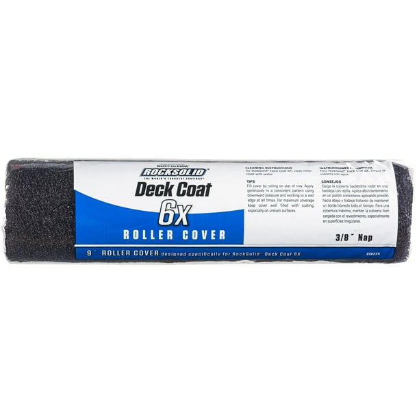 Revestimiento de cubierta Roller Cover Rust-Oleum 318224 RockSolid, 6 x 9 pulgadas