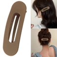 thumbnail image 2 of Oversized Claw Clip Styling Hairpin Strong Hold Ponytail Holder For Fine Updos Bun Comfortable Women Hair Decoration khaki, 2 of 4