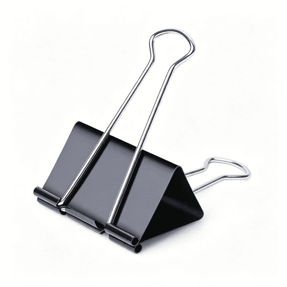 CCOCC Jumbo Binder Clips 3 Inch (6 Pcs), Extra Large Binder Clips Giant for Office Supplies, 6 Pcs Large Binder Clips