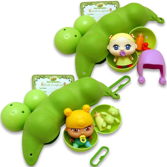 Paquete de juguetes Thin Air Brands Pea Pod para bebés con minibebé