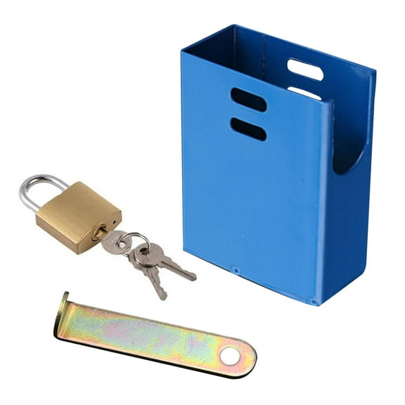 Eau Multifonctionnelle, Couvercle de Robinet Extérieur Verrou Protecteur, pour Cour d'École, Carré Bleu