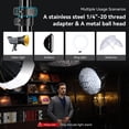 thumbnail image 3 of Soporte de luz SMALLRIG RA-S200 para fotografía, 200 cm, carga 4 kg, 3 of 9
