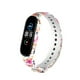 thumbnail image 2 of Correa de repuesto compatible con Xiaomi Mi Band 5 Correa de repuesto de silicona transpirable con diseño floral, 2 of 5