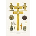 thumbnail image 3 of Fedor Grigoryevich Solntsev 11x14 Black Modern Framed Museum Art Print Titled - Drugaia Storona Vozdvizal’Nago Kresta Episkopa Antoniia I Tri Panagii (1849 - 1853), 3 of 5