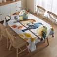 thumbnail image 2 of Fall and Birds Rectangle Tablecloth 60"x84",Waterproof Polyester Rectangle Table Cloth, Wipeable Spillproof Polyester Tablecloth for Dining, Camping, Indoor and Outdoor, 2 of 5