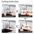 thumbnail image 5 of Yayeee Faucet Mat for Kitchen Sink 14.7" Diatomite Long Splash Guard Pad, Cartoon Watermelon, 5 of 7