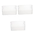 thumbnail image 4 of 3 PCS Bookcases Storage Frame Portable Container Convenient Box, 4 of 8