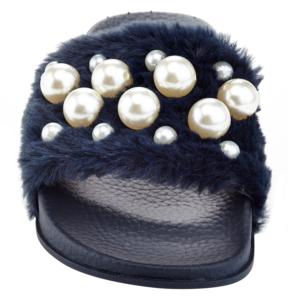 henry ferrera fur slides