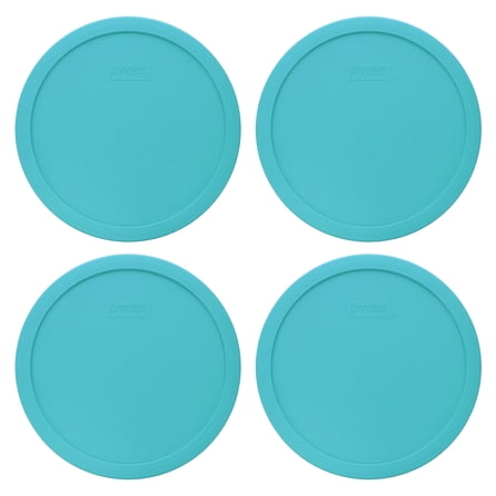 Pyrex 7403-PC 10-Cup Turquoise Green Mixing Bowl Lid (4-Pack)