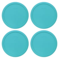 Pyrex 7403-PC 10-Cup Turquoise Green Mixing Bowl Lid (4-Pack)