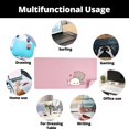 thumbnail image 4 of Cute Cats Pattern Desk Mat,Cartoon Animal Game Extended Mouse Pad,Pink Desk Mat,MakeupTable Mat,Desk Writing Mat for Office Work Home for Girl chid(31.5''''X15.7'''',Pink&Couple Cats), 4 of 6