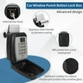 thumbnail image 3 of 2025 Upgrade SL-591 Car Window Lock Box, car Key Lock Box, Car Lock Box, Car Window Punch Button Lock Box, Vehicle Window Lock Box, Lock Boxes for car fit for Ride Share, Turo, GetAround, 3 of 7