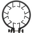 thumbnail image 1 of Lens Gear Ring, Adjustable Zoom Focusing Ring Follow Focus Gear Accessory for 55-65mm DSLR Lens, 1 of 5