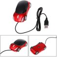 thumbnail image 3 of A 1000dpi Mini forma de coche Usb óptico con cable innovador 2 faros ratón para ordenador portátil Pc, 3 of 5