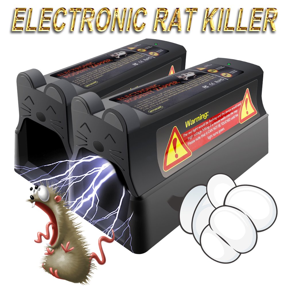 Label KINGDOM 2PCS USA Electronic Mouse Trap Victor Control Rat Killer