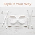 thumbnail image 5 of Bras For Women JIANLAI Strapless Non-Slip Push-Up Bra, Convertible Removable Straps Underwire Padded Bandeau Bra for Formal Dresses, 5 of 9