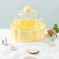 thumbnail image 3 of CBFFDC Hamster Washroom Hamster Bathroom Large Space High Base Cartoon Cake Shape Small Pet Bath House, 3 of 7