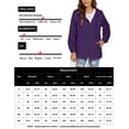 thumbnail image 3 of Avoogue Womens Waterproof Rain Jacket Lightweight Outdoor Active Windbreaker Breathable Hooded Rain Coat, 3 of 7