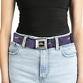 thumbnail image 5 of My Hero Academia Belt, Seatbelt Buckle Belt, My Hero Academia Kai Chisaki Action Pose Purple, 30 to 44 Inches, 5 of 9