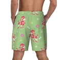 thumbnail image 3 of Kdxio Cute Poodle Dog Print Men's Swim Trunks with Compression Liner 7 Inch Inseam Quick Dry Swim Shorts, 3 of 7