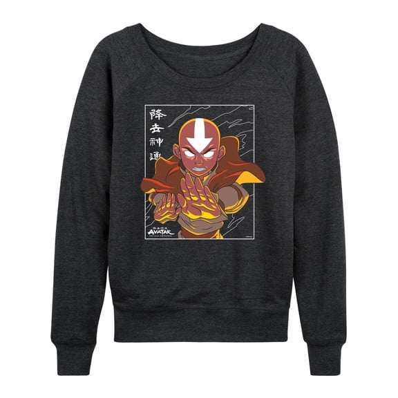 Avatar - The Last Airbender - Avatar State Aang - Women's Lightweight French Terry Long Sleeve Shirt