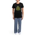 thumbnail image 4 of CafePress - Celtic Trinity Knot Women's Dark Pajamas - Women's Short Sleeve Print T-Shirt and Pants Dark Cotton Pajama Set, 4 of 7