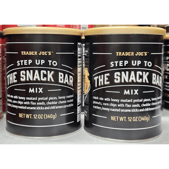 Trader Joe's Step Up to The Snack Bar Mix 12oz 340g (2 Cans)
