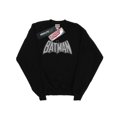 thumbnail image 1 of DC Comics Womens Batman Retro Crackle Logo Sweatshirt, 1 of 5