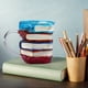 thumbnail image 5 of Libros Coloridos 3d Colo Book Glass para Amantes La Literatura (450 Ml) Rojo, 5 of 9