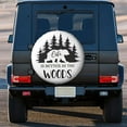 thumbnail image 3 of Life is Better in The Woods Spare Tire Cover Bear Wheel Protector for Truck SUV Trailer Camping Rv Tire Covers, 3 of 10