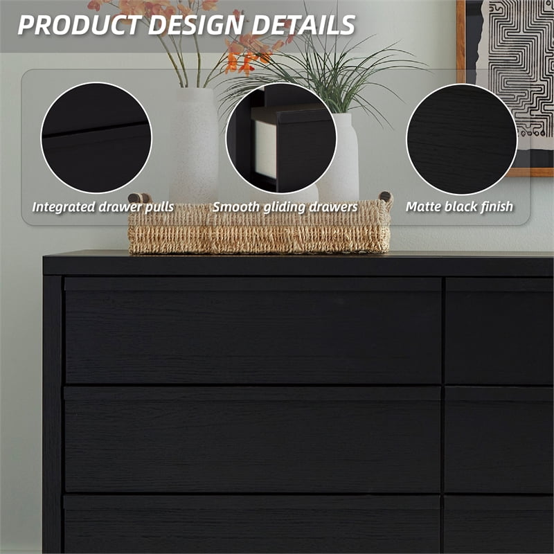 Ashley Furniture Danziar Black Dresser