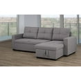 thumbnail image 1 of Joy Sectional Sofa Bed, Grey, 1 of 8
