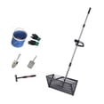 thumbnail image 4 of Fzaqwen Beach Sand Scoop Beach Sand Sifter Heavy Duty with 40cm Wide Basket Crab Scooper Black, 4 of 8