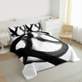 thumbnail image 3 of Castle Fairy Vintage Oil Painting Twin Comforter Sets,Abstract Mid Century Bedding Set, 3 of 8