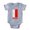 Heather Grey, variant on CafePress - Poland_B - Cute Infant Baby Football Bodysuit